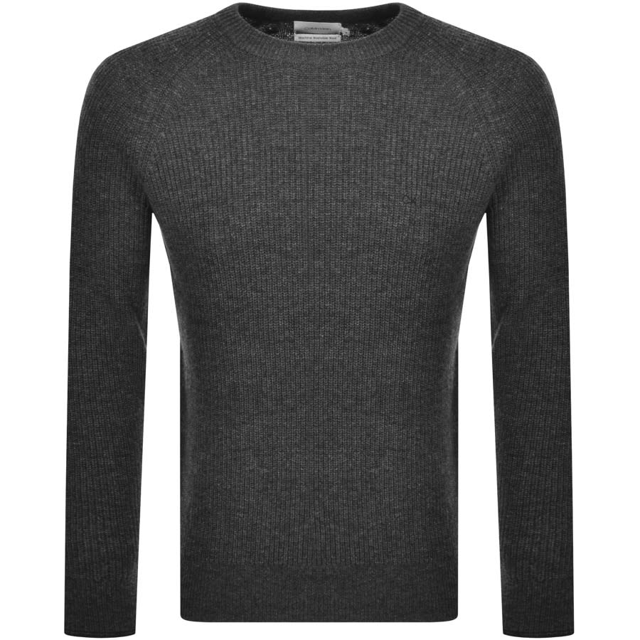 Alternative Image for ProductCalvin Klein Crew Neck Knit Jumper Grey1